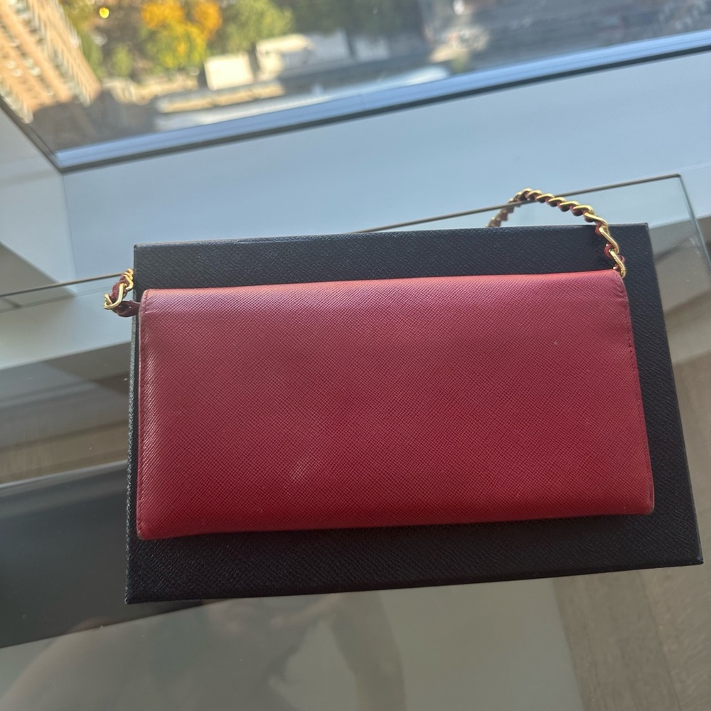 100% Authentic Prada Wallet On Chain - image 4